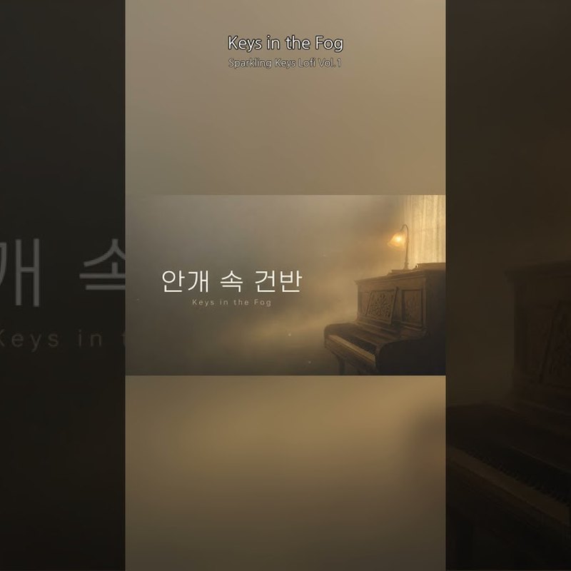 🎹 Sparkling Keys Lofi Vol.1: 건반의 안개 앨범 커버