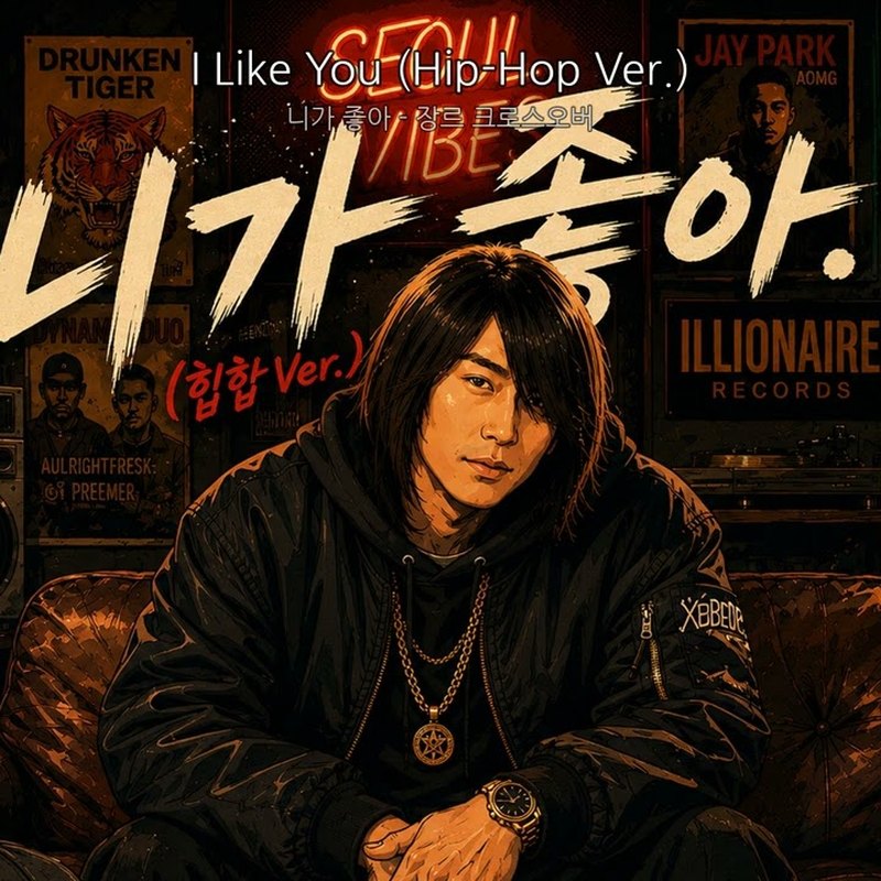 니가 좋아 / I Like You — v2 (남성 보컬 전곡) 앨범 커버